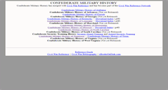 Desktop Screenshot of confederatemilitaryhistory.com
